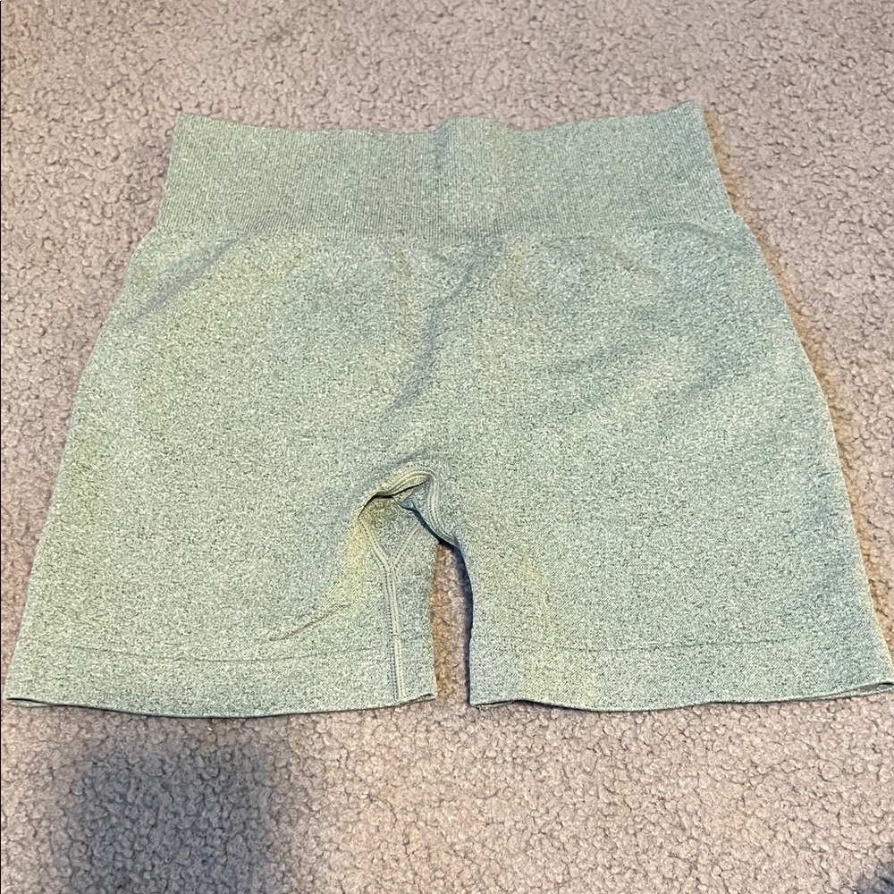 Women's Green Athletic Shorts